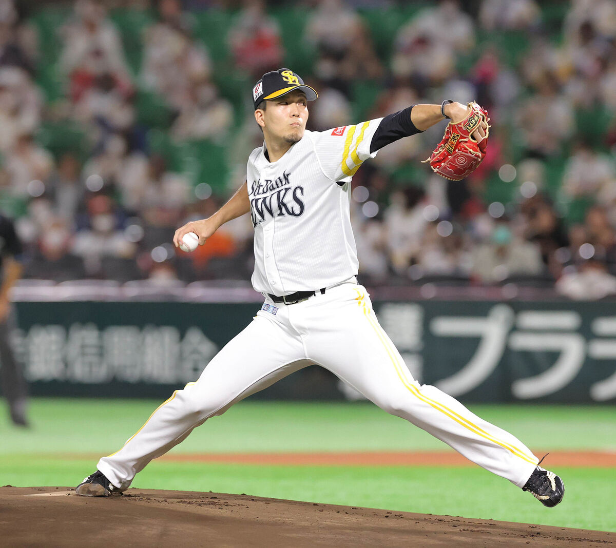 第4位：163km/h千賀滉大（2021年・対楽天戦）
