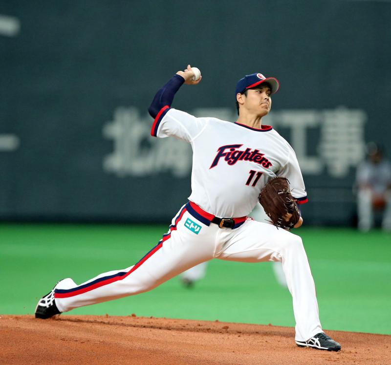 第3位：164km/h大谷翔平（2016年・対広島戦）
